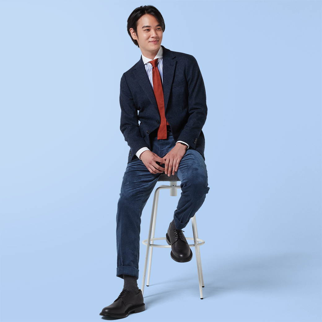 コーデュロイをつかった秋冬ビジネスカジュアル