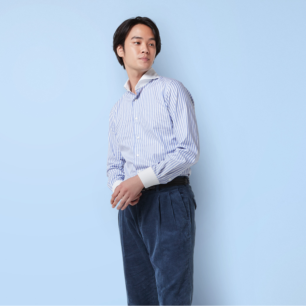コーデュロイをつかった秋冬ビジネスカジュアル
