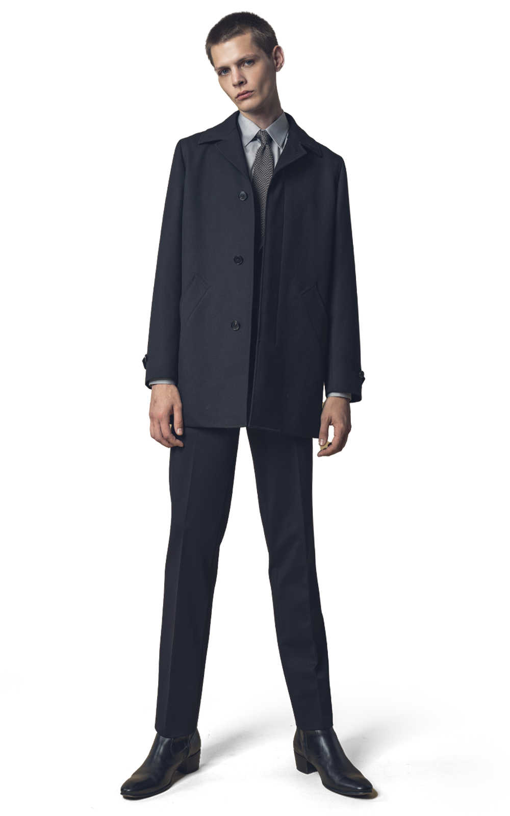 【新品未使用】Matsuzakaya 　メンズ、オーダーメイド ウールコート who-3.jpg?date=20251210191000