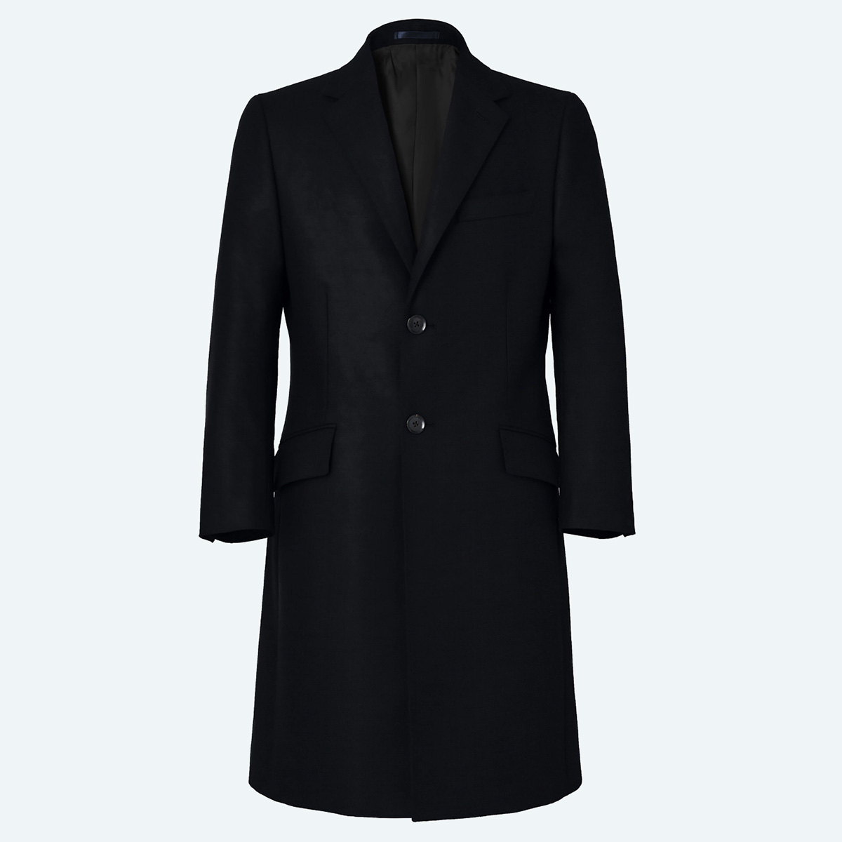 BESPOKE TOKYO チェスターコート ダークブルー サイズも、デザインも