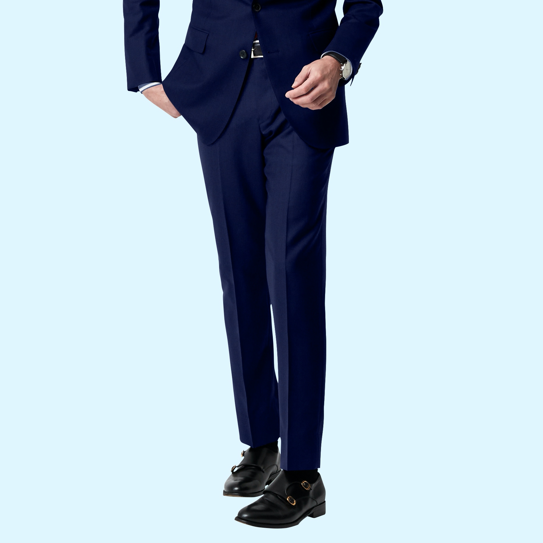 新品 UNITED TOKYO スーツ Sサイズ ネイビー ストライプ - スーツ