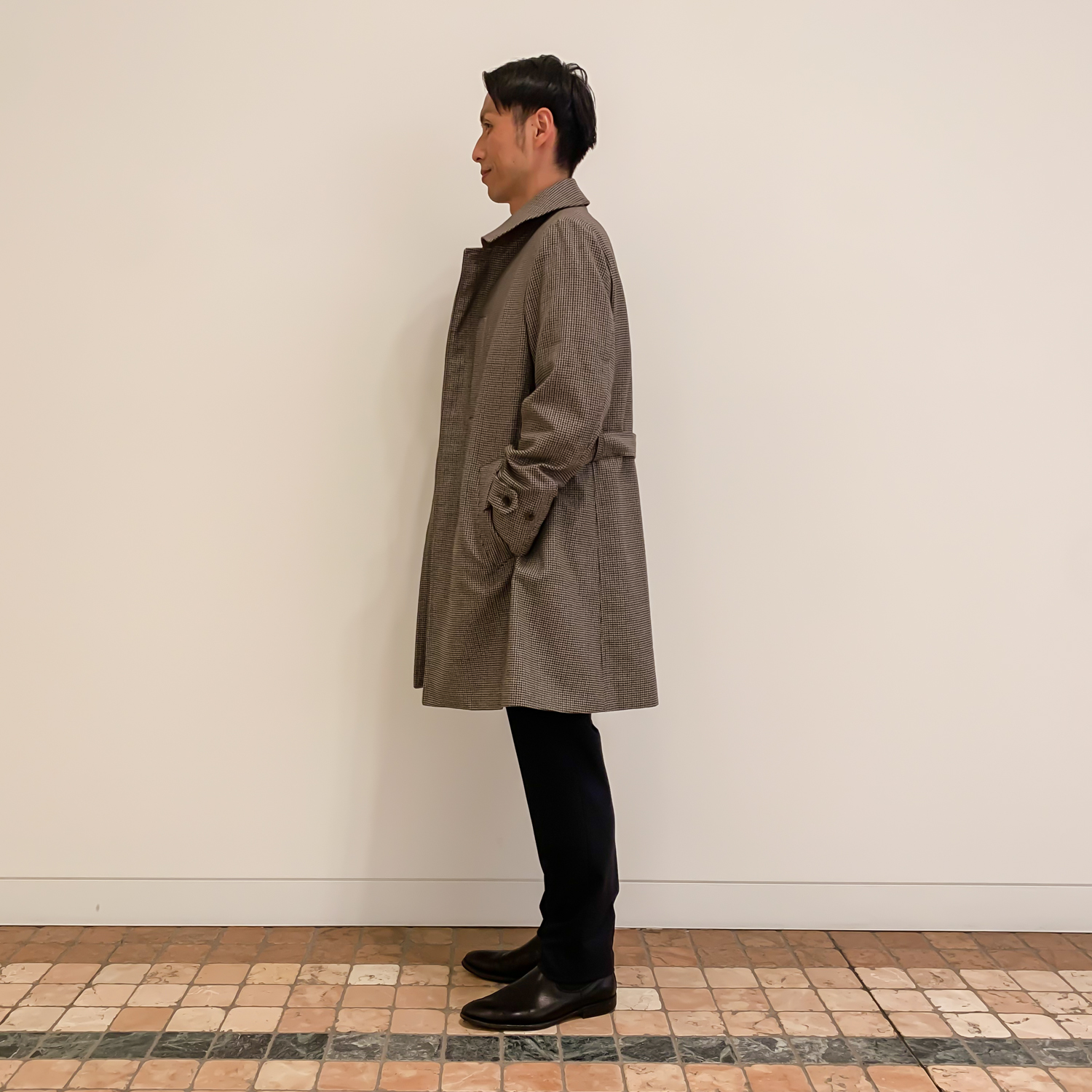 【STAFFコーデ】ステンカラーコート 体になじむフィット感と、つい毎日着たくなる着心地の良さ
