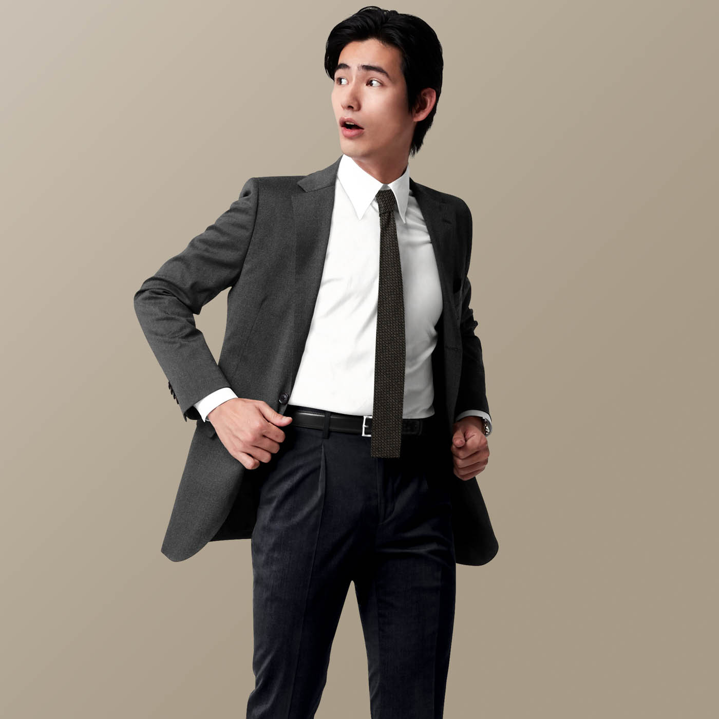 4ピース スーツカンパニー VINTAGE FABRIC シルク ウール スーツ 4ピース スーツカンパニー VINTAGE FABRIC シルク ウール スーツ
