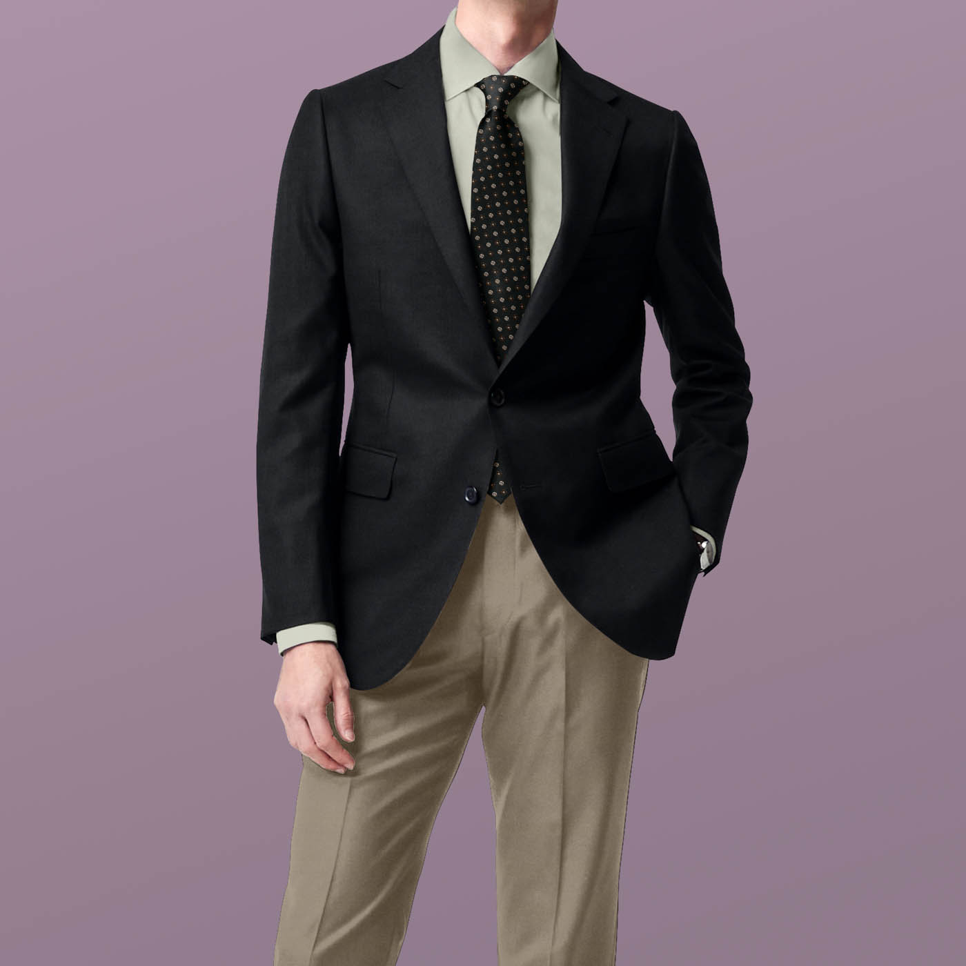 くすみカラーで簡単に小洒落て見えるビジカジスタイル | オーダー