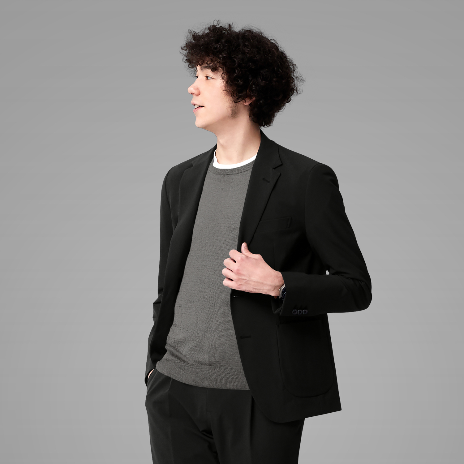 ブラックセットアップの定番スタイル | オーダースーツのFABRIC TOKYO