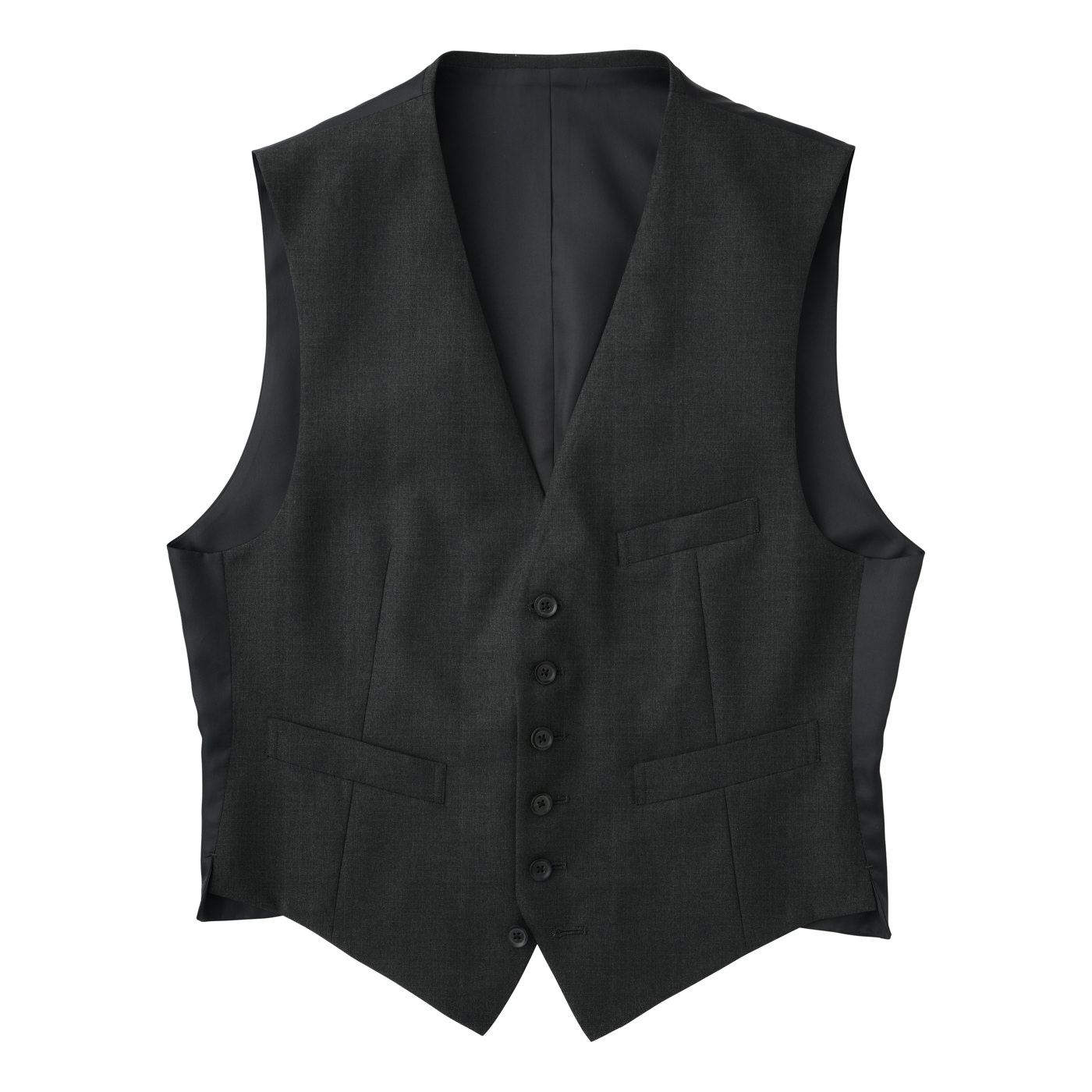 FLX WOOL ダークブラウングレンチェックベスト | FABRIC TOKYO