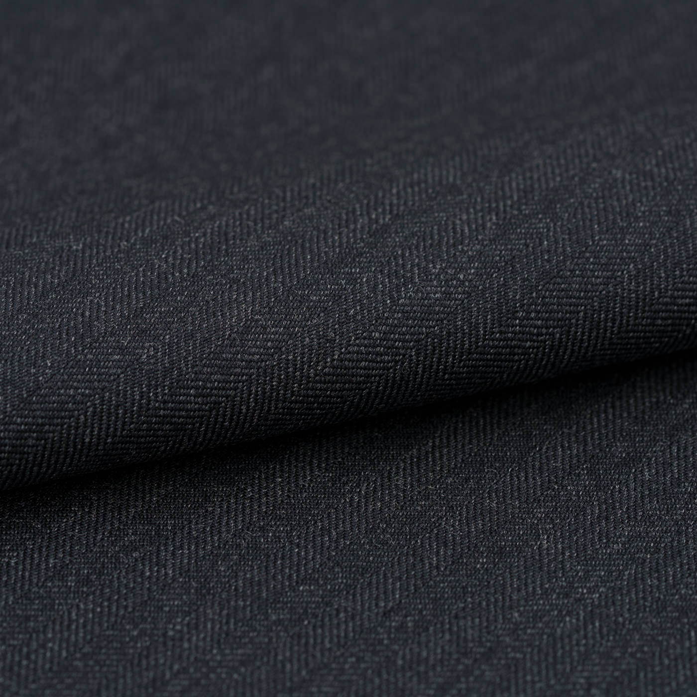 CANONICO PREMIUM WOOL チャコールグレーヘリンボーンツーピーススーツ | FABRIC TOKYO