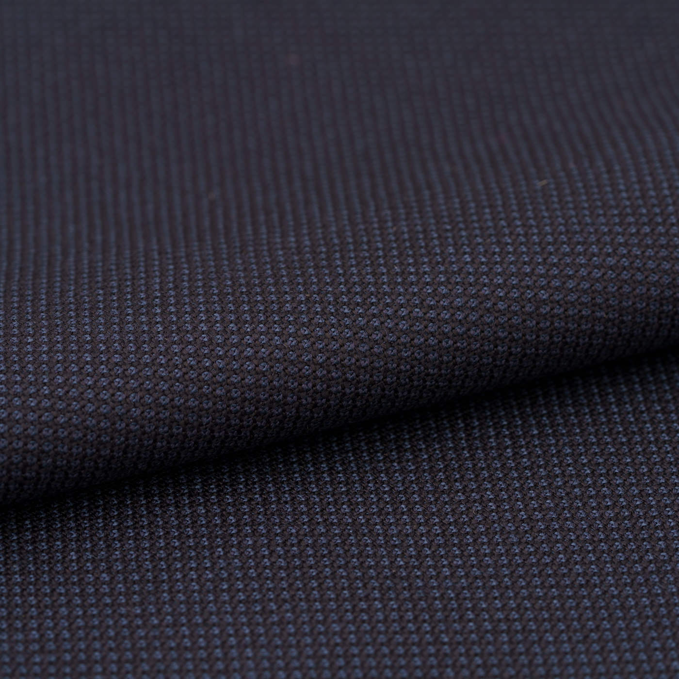 CANONICO PREMIUM WOOL ダークネイビーバーズアイスリーピース
