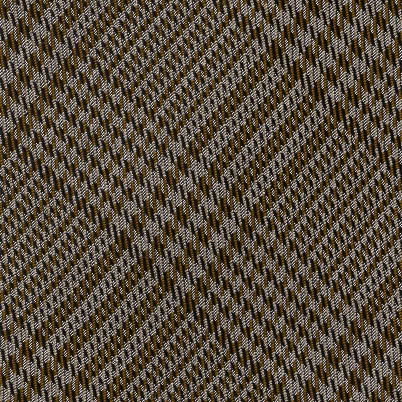 シルクブラウングレンチェックタイ | FABRIC TOKYO