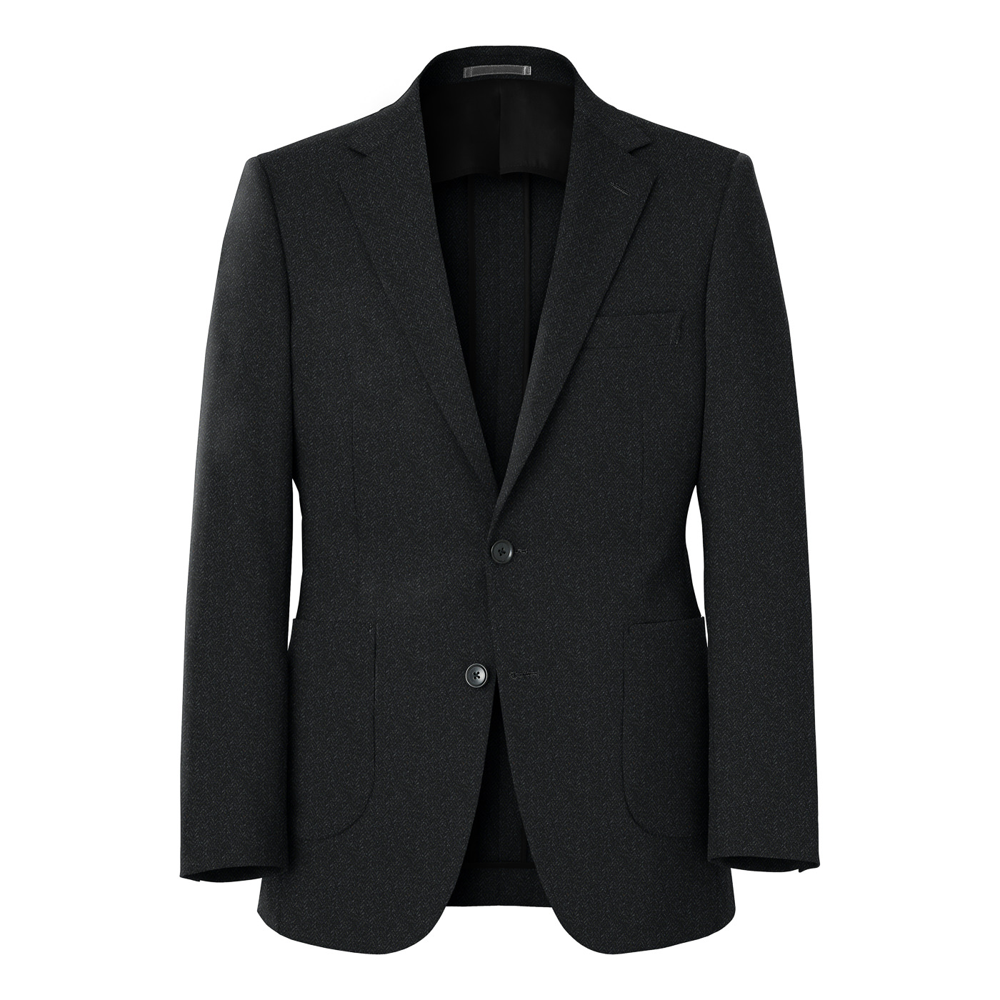 TECH TWEED JERSEY グレーネイビーヘリンボーンビジネス TECH TWEED JERSEY グレーネイビーヘリンボーンビジネス