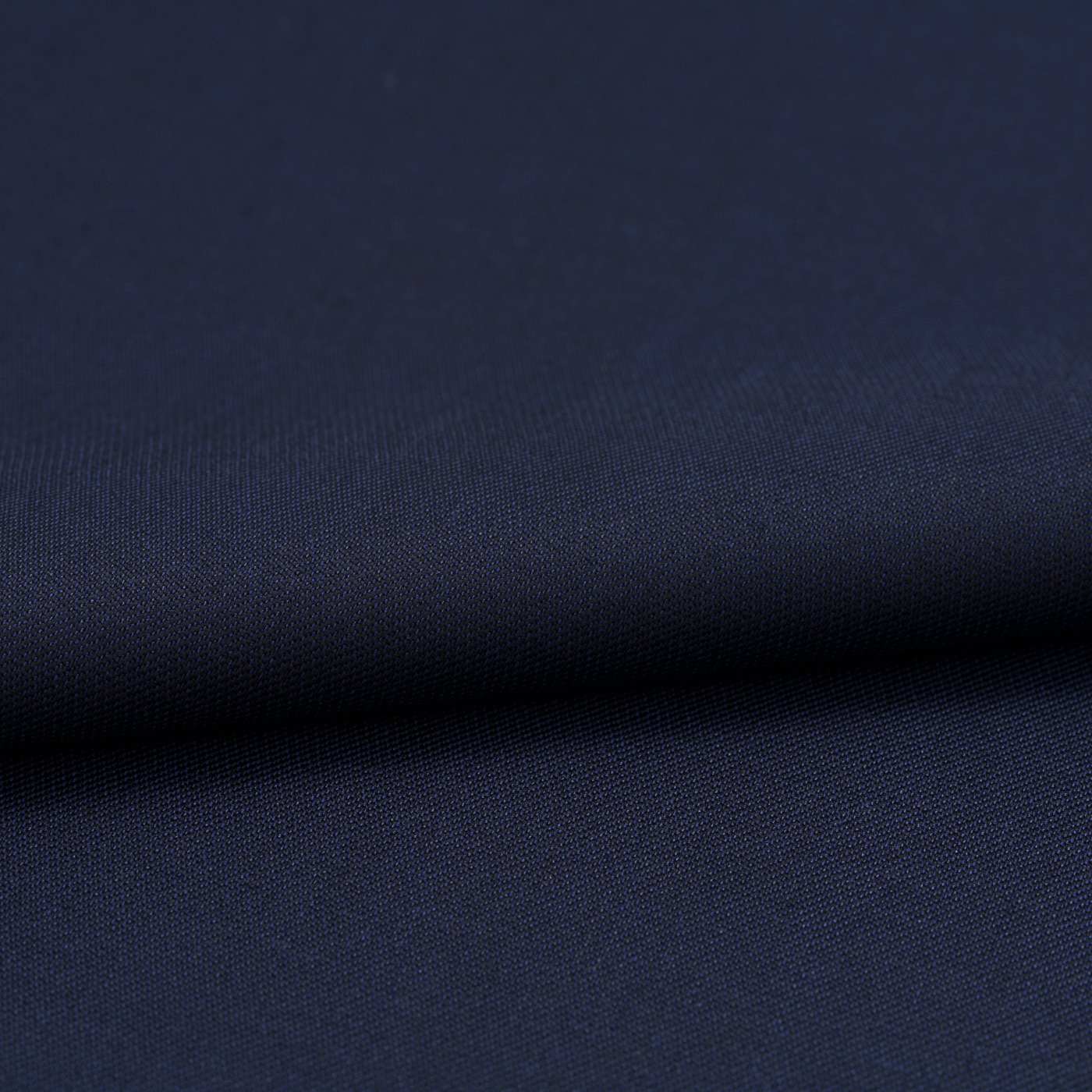 KUZURI SILK WOOL ダークネイビーシャークスキンツーピース
