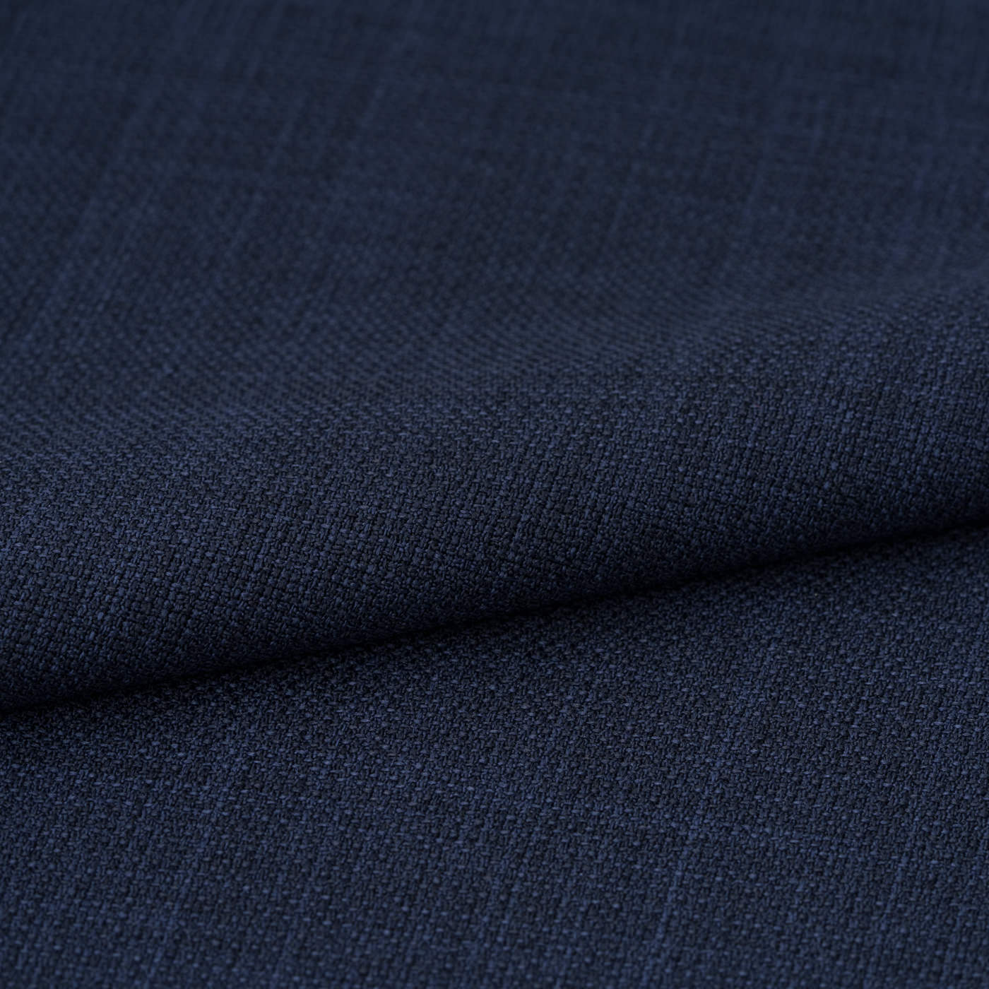STRETCH LINEN LIKE ネイビーホップサックビジネスカジュアル