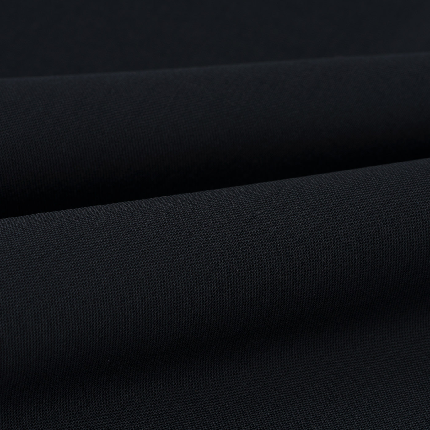 EASY ORDER LITE ブラック平織り無地ツーピーススーツ | FABRIC