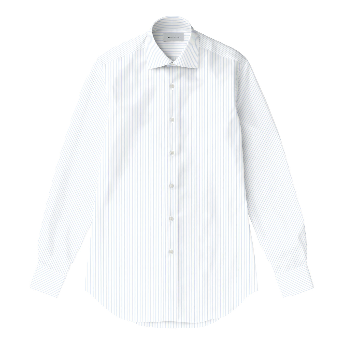 NON IRON QUICK DRY JERSEY サックスピンストライプシャツ | FABRIC TOKYO