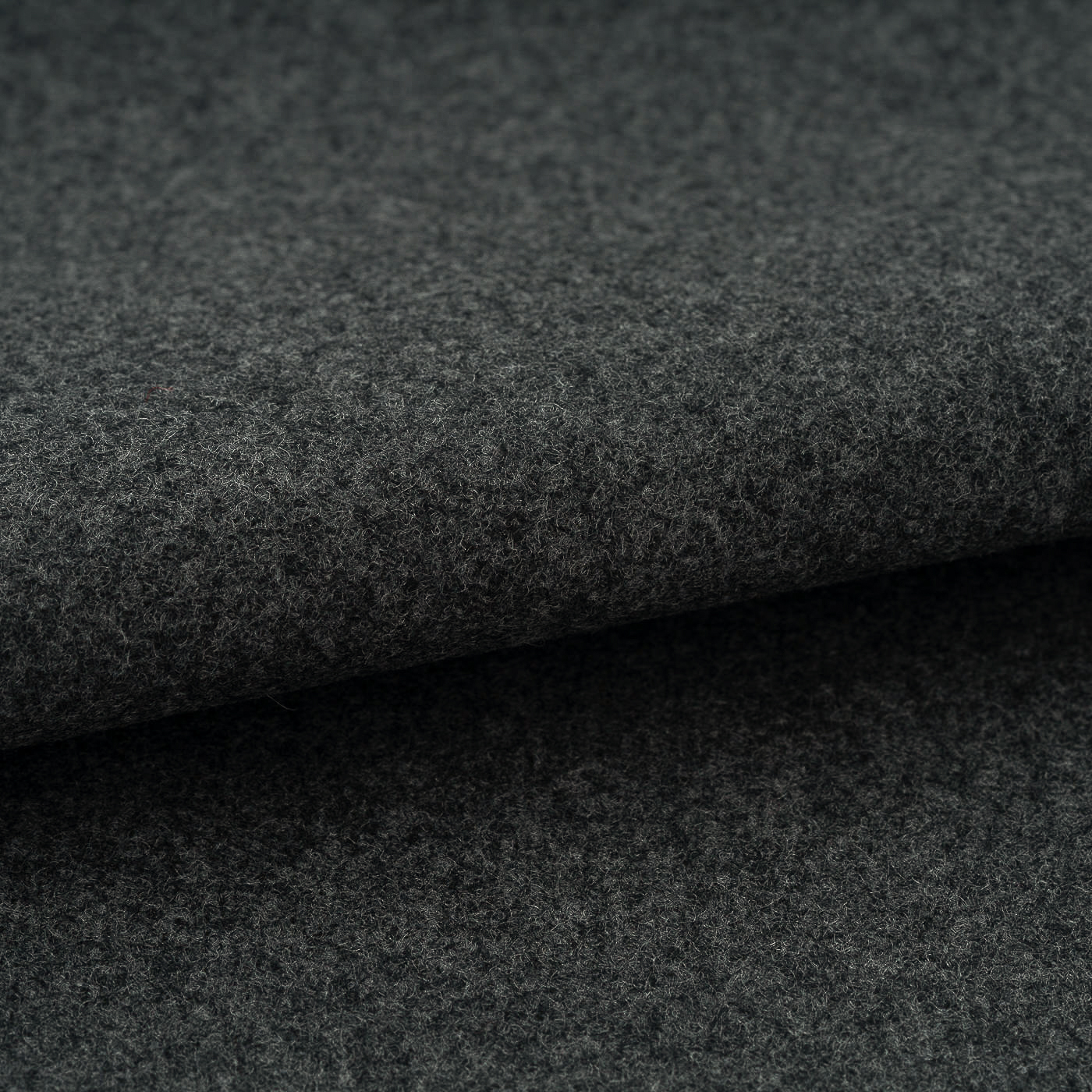 WORSTED FLANNEL グレー無地トレンチコート | FABRIC TOKYO