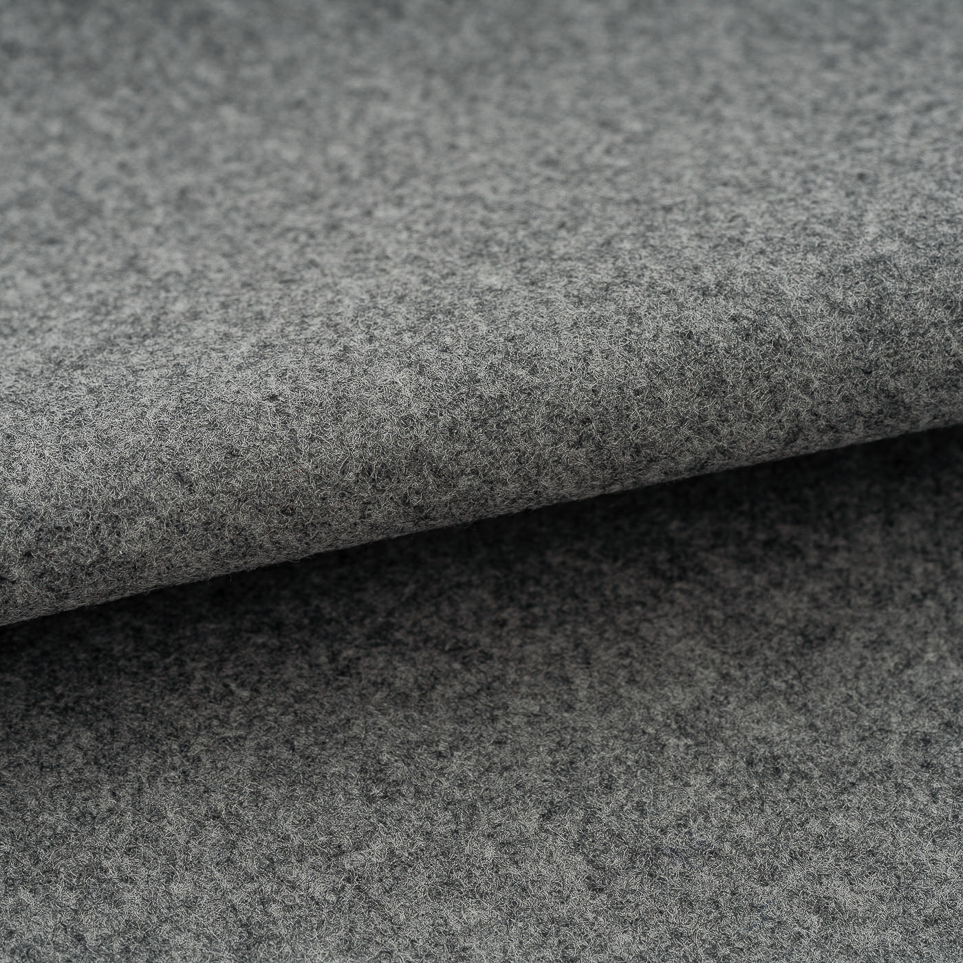 WORSTED FLANNEL グレー無地トレンチコート | FABRIC TOKYO 