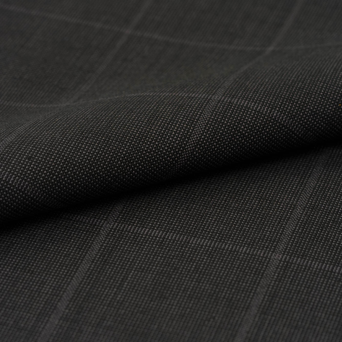 COOLMAX WOOL ダークグレーウィンドウペーンツーピーススーツ