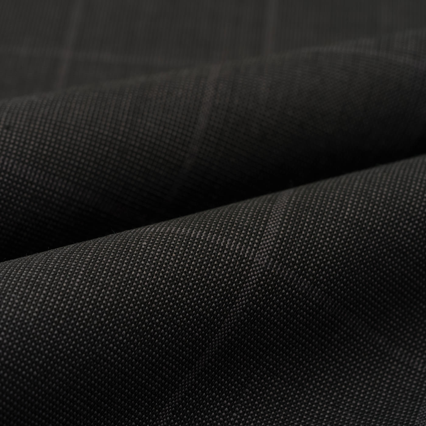 COOLMAX WOOL ダークグレーウィンドウペーンツーピーススーツ