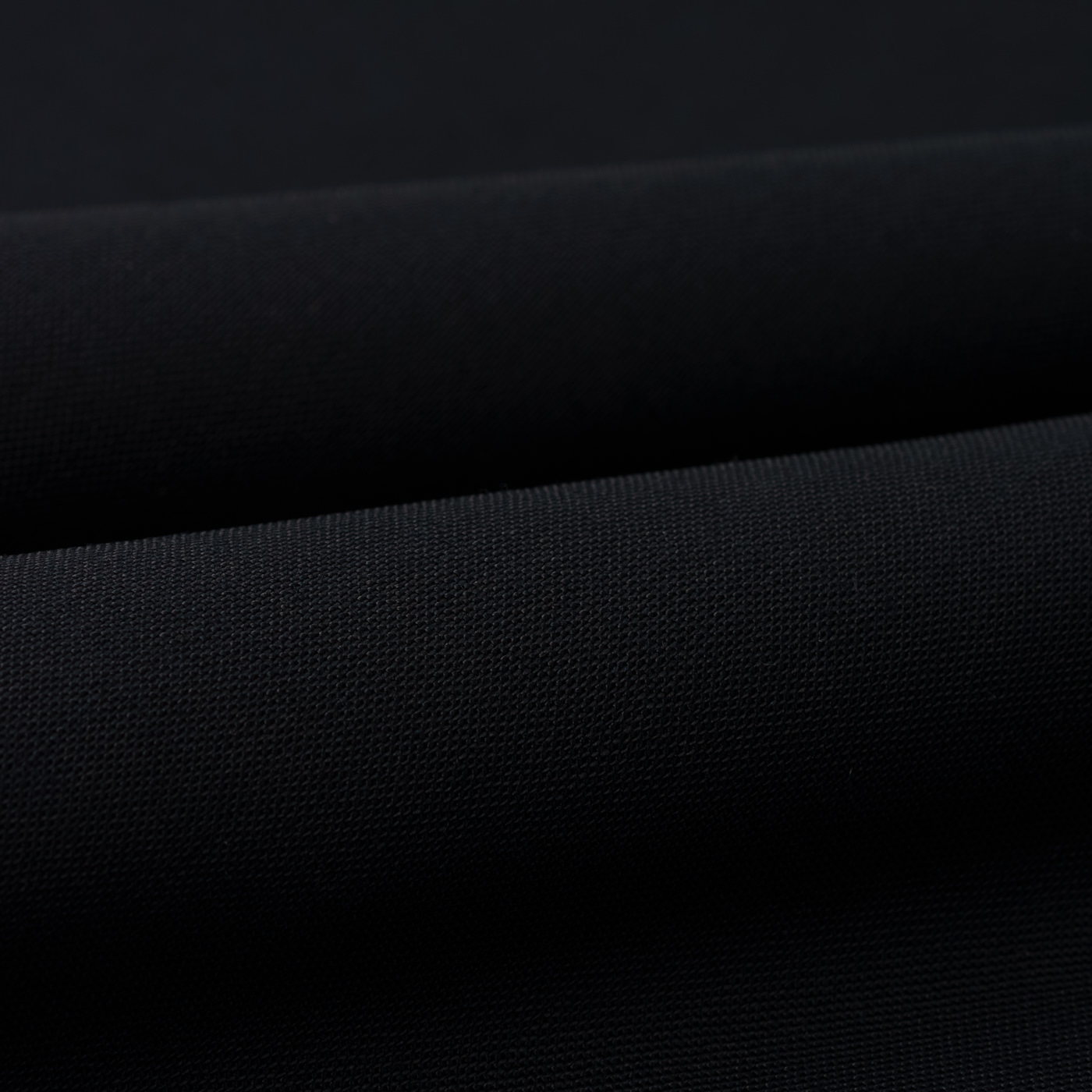 WASHABLE WOOL STRETCH AIR ダークネイビー平織り無地ビジネス
