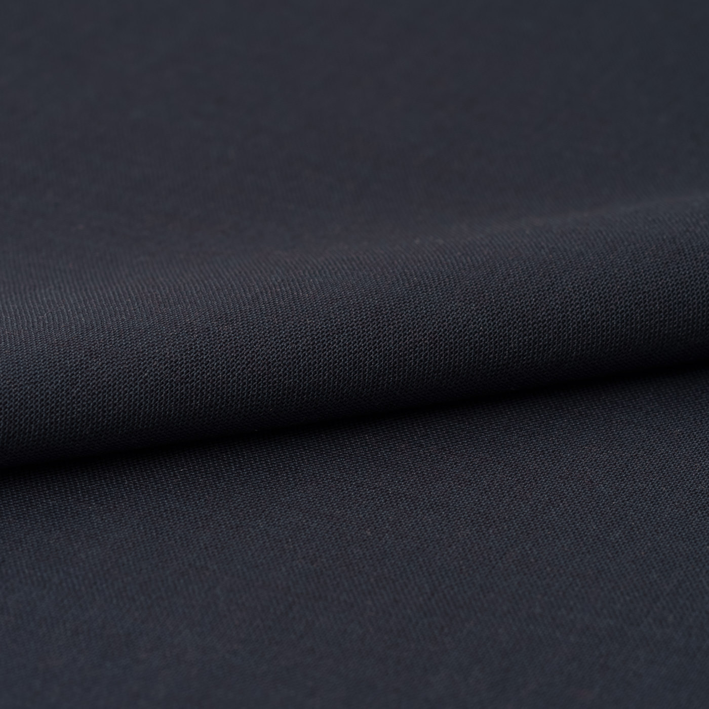 WASHABLE WOOL STRETCH AIR ダークネイビー平織り無地ビジネス