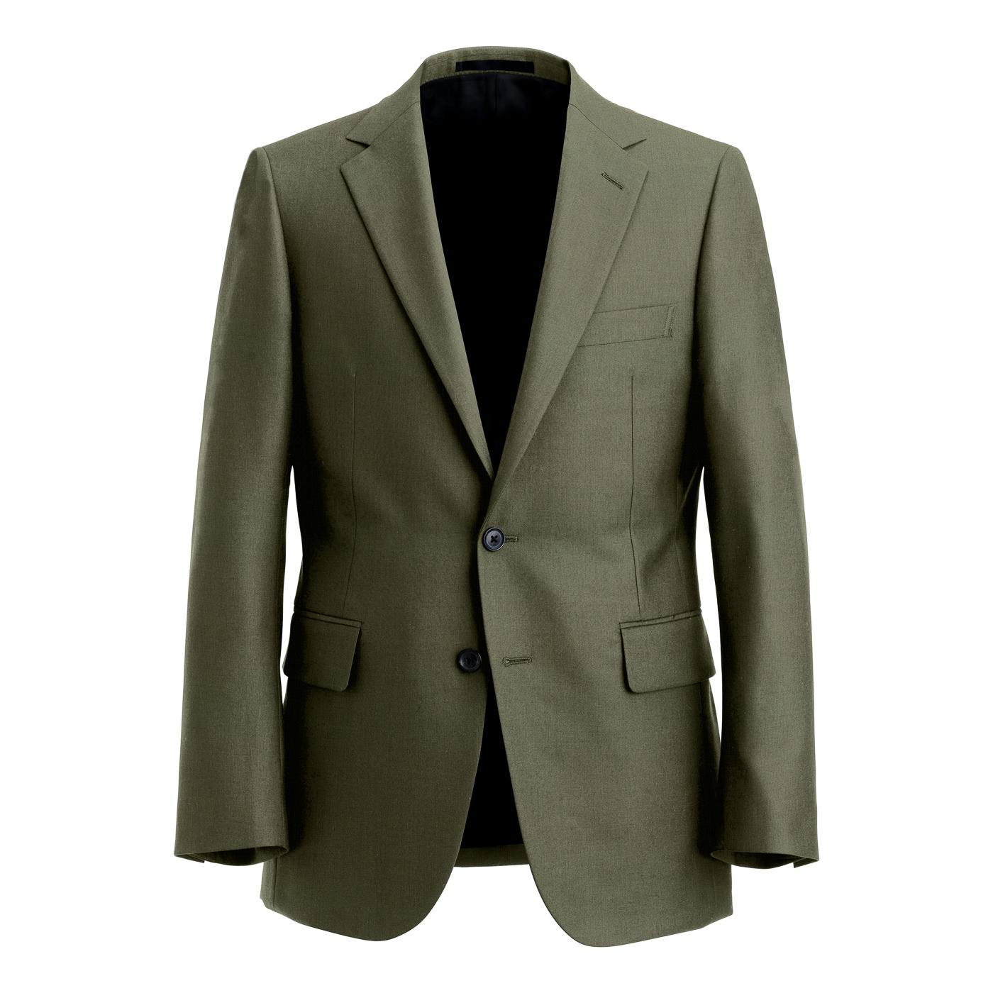 TOLLEGNO STRETCH PREMIUM WOOL ブラックキャバリーツイル
