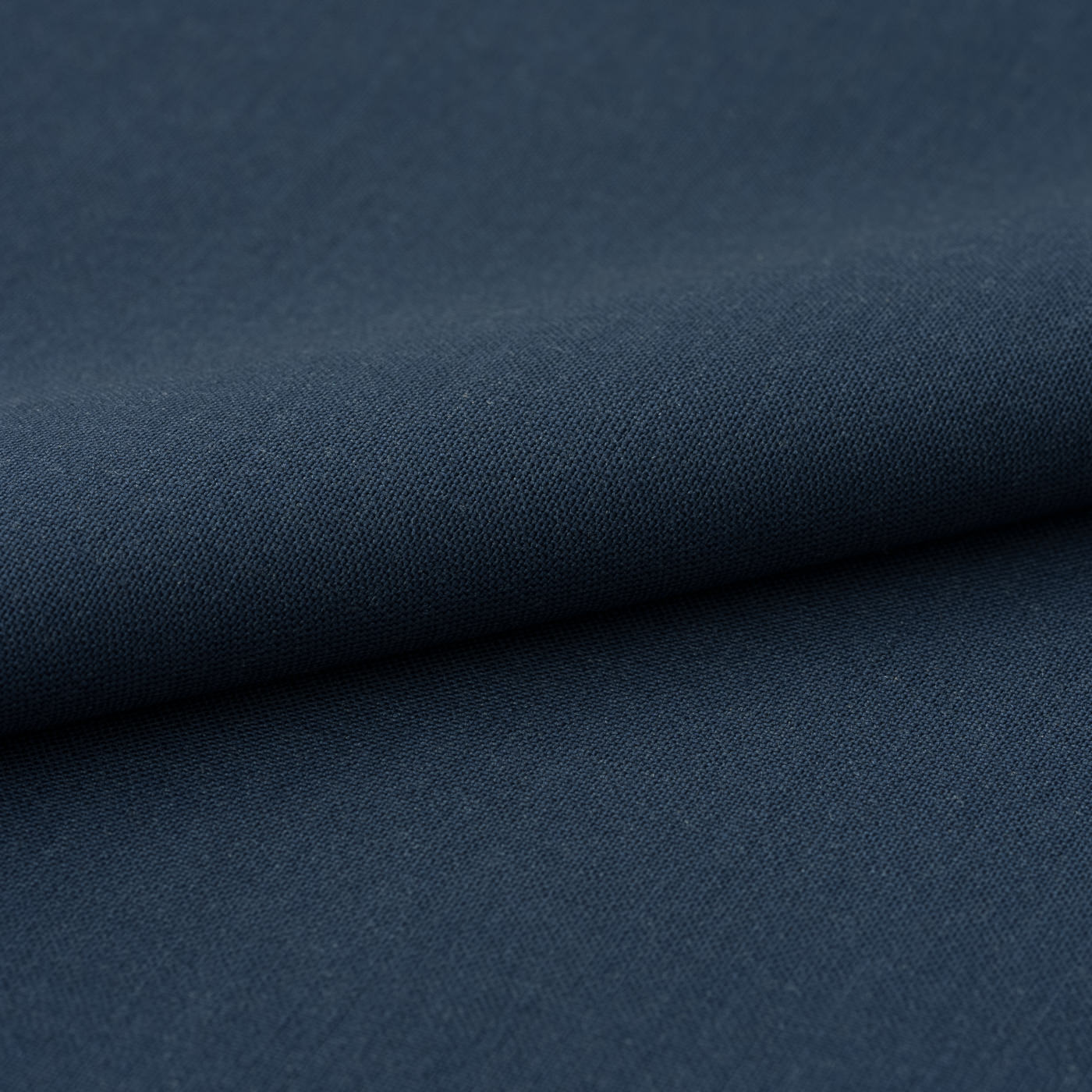 TOLLEGNO STRETCH PREMIUM WOOL ミッドナイトブルー平織り無地スリーピーススーツ | FABRIC TOKYO