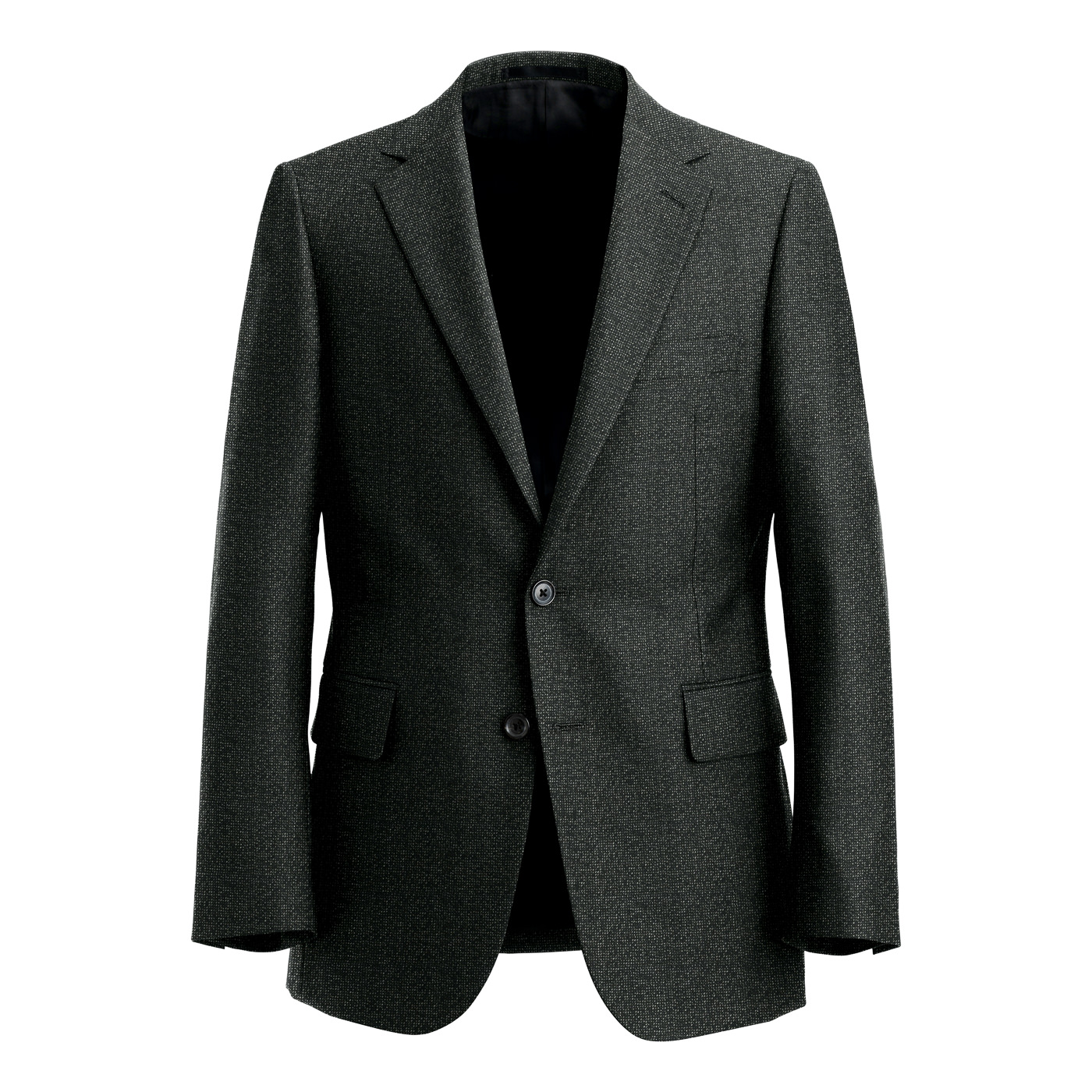 NIKKE MAF PREMIUM WOOL ダークブラウンシャークスキンツーピース  