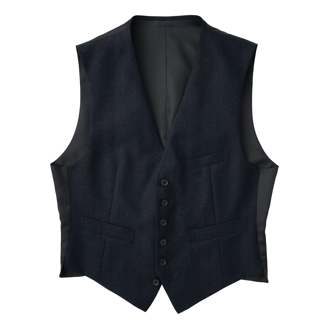 ヒーターベスト　スーツベスト　ジレ　（FABRIC TOKYO） shetland-wool-tweed-by-bishu-