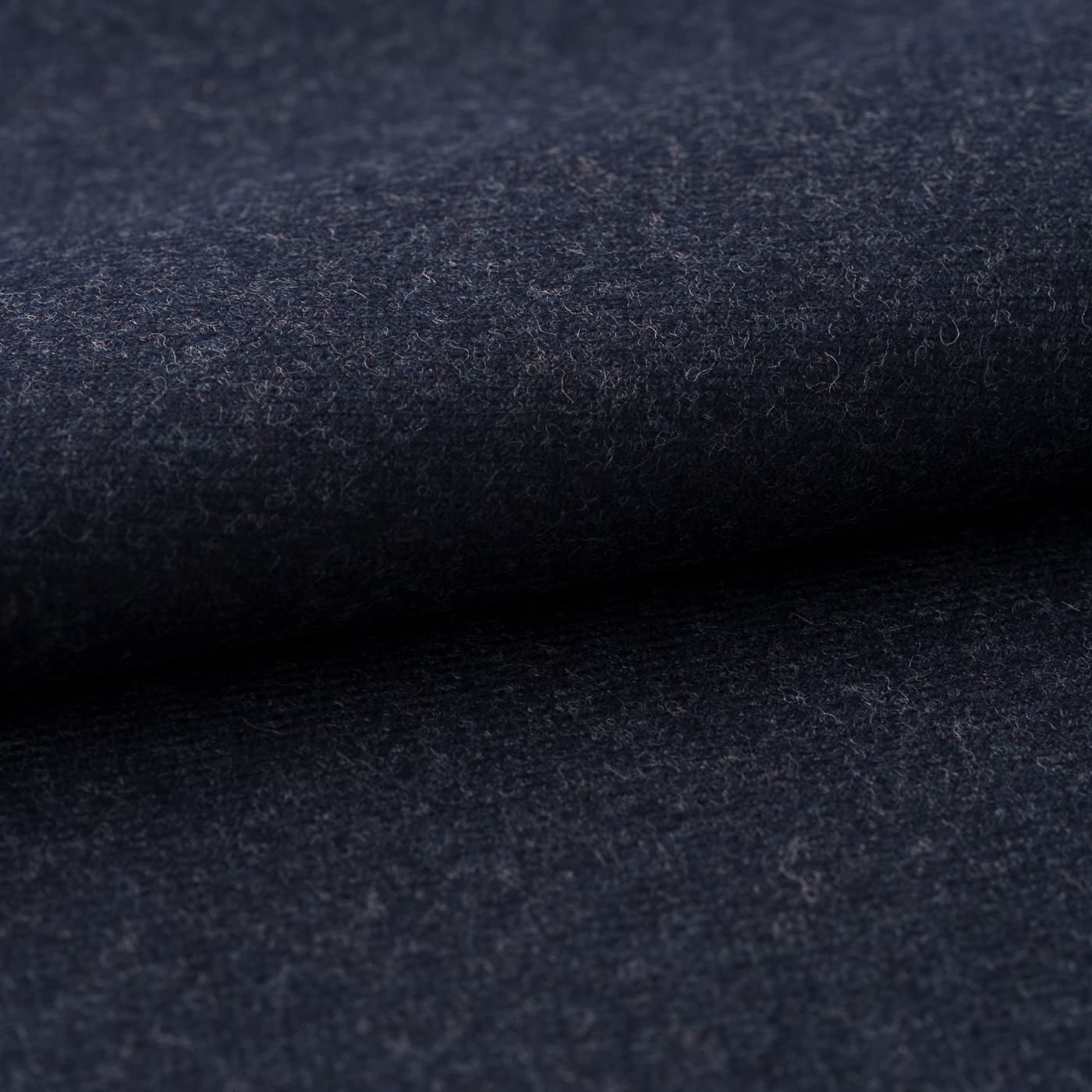 STRETCH FLANNEL by BISHU グレーネイビーフランネル