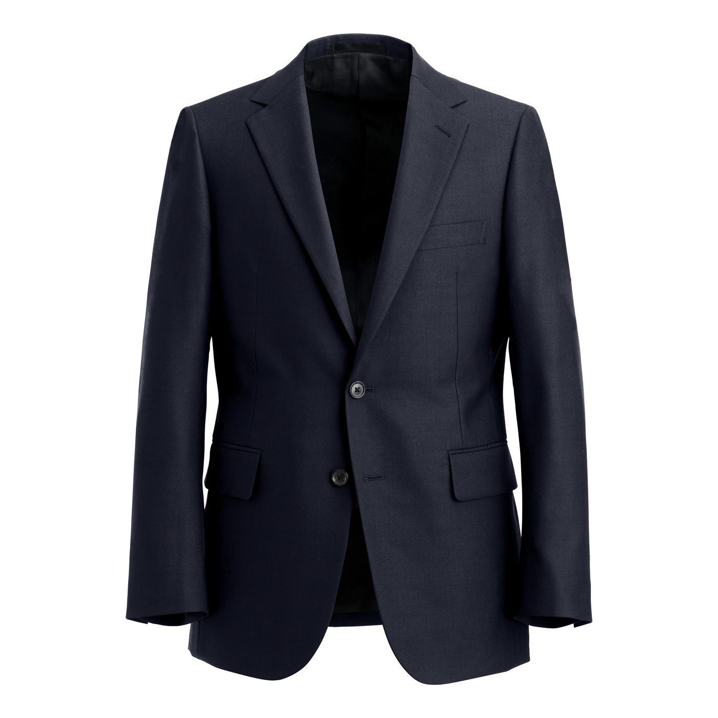 TOLLEGNO STRETCH PREMIUM WOOL ダークネイビーバーズアイツーピース 