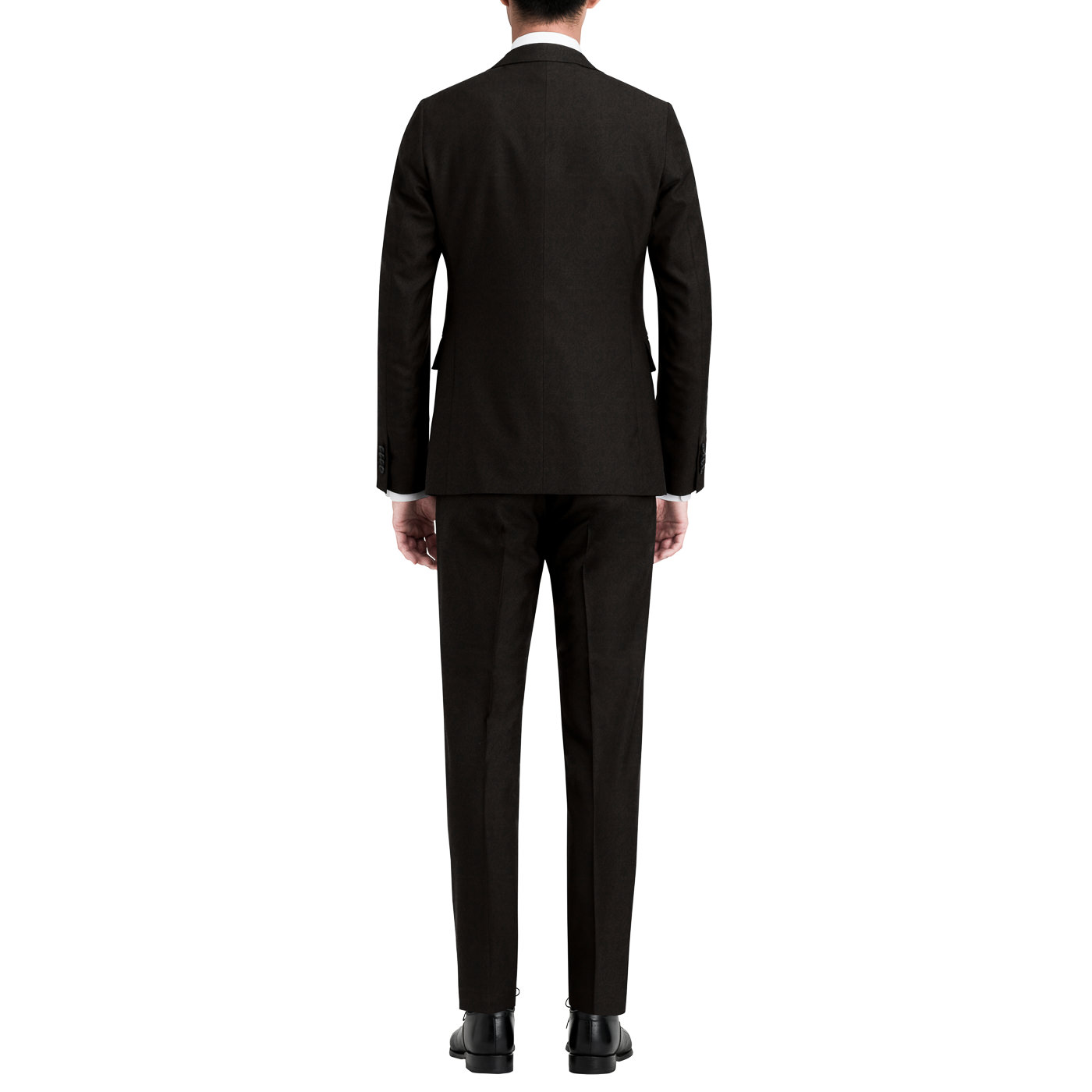 FORMAL JACQUARD ブラウンペイズリースリーピーススーツ