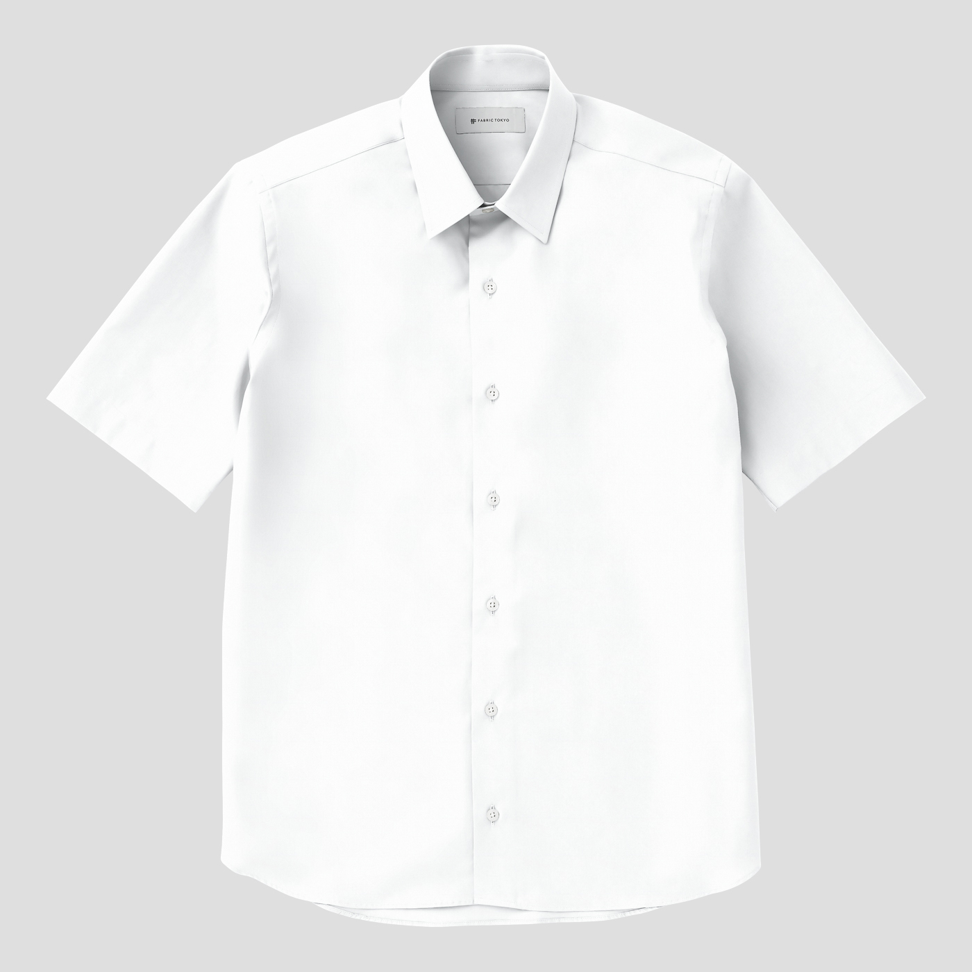 NON IRON COTTON BANSHU for FORMAL ホワイトサテンカジュアル