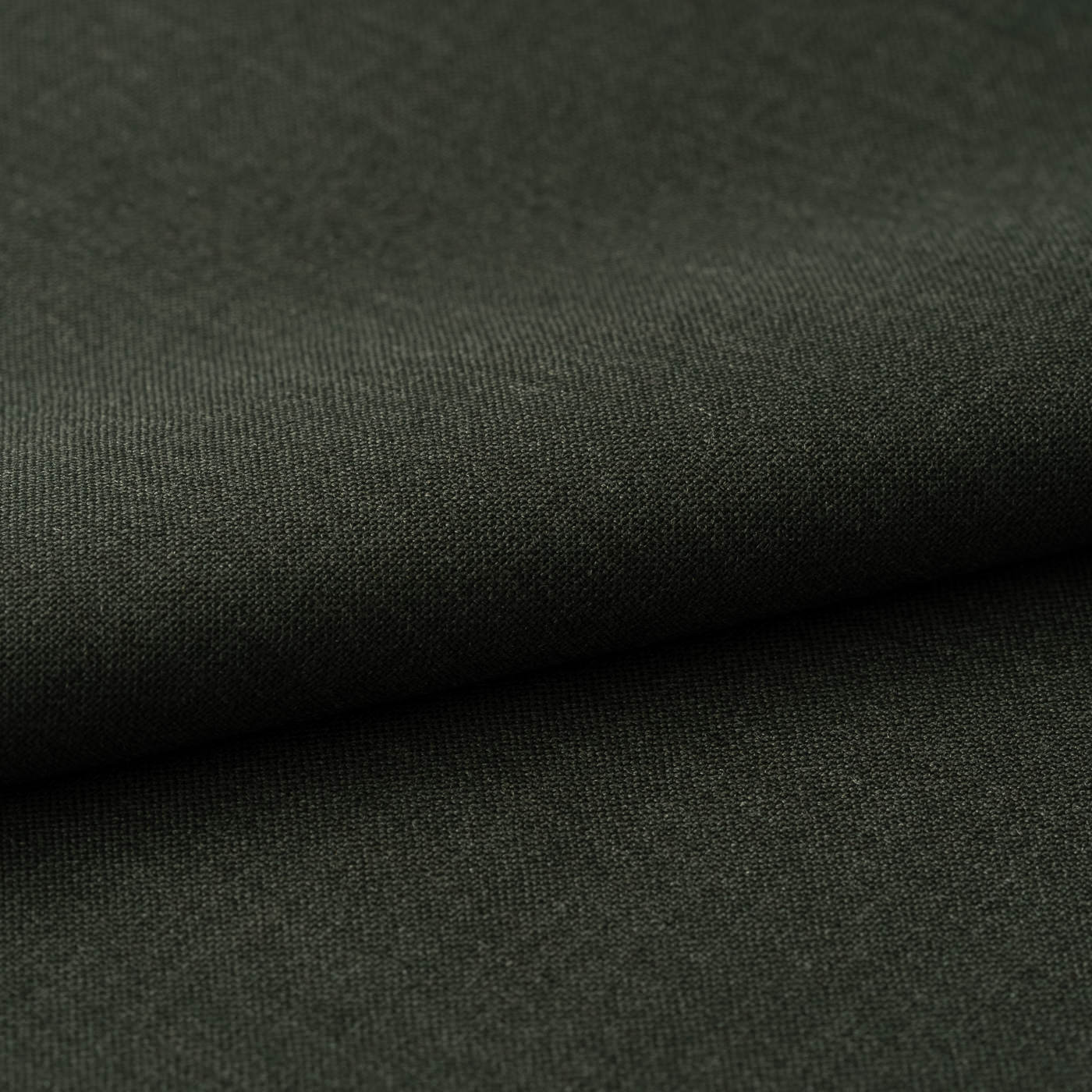 FLX WOOL WASHABLE モスグリーン平織り無地ジャケット | FABRIC