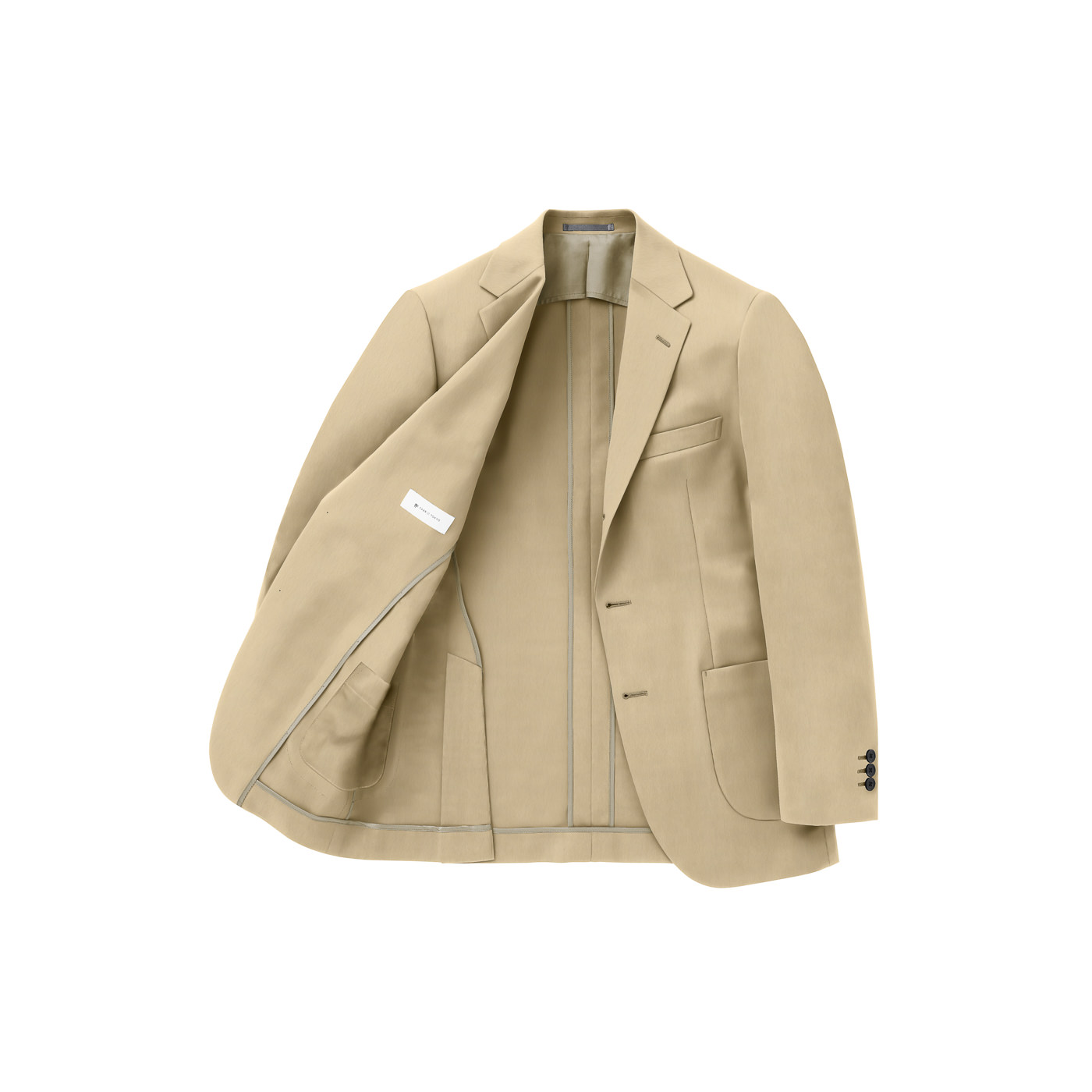 ラグアジェム DOCKING CLOTH OVER BZ FLX WOOL ネイビーグレンチェックオーバーペーンビジネス