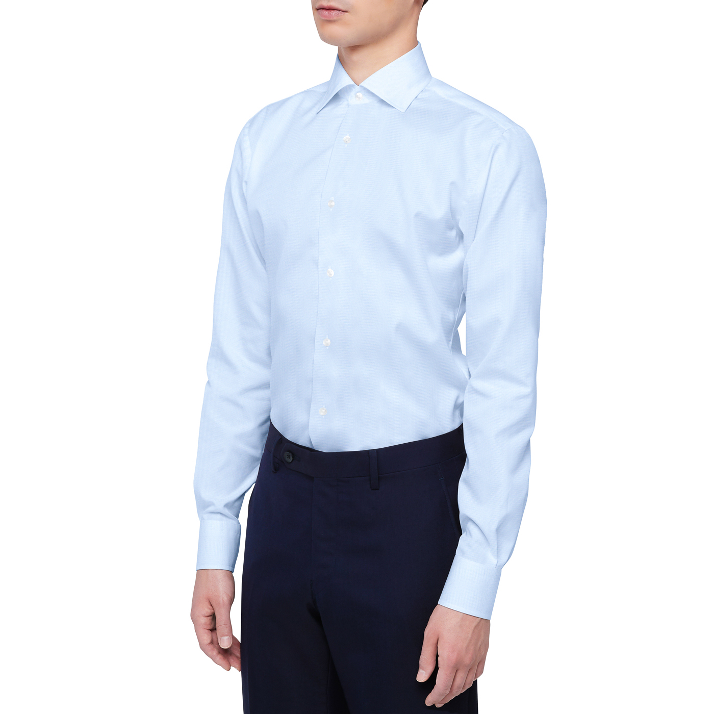 COLOR OXFORD JERSEY サックスオックスフォードシャツ | FABRIC COLOR OXFORD JERSEY サックスオックスフォードシャツ | FABRIC