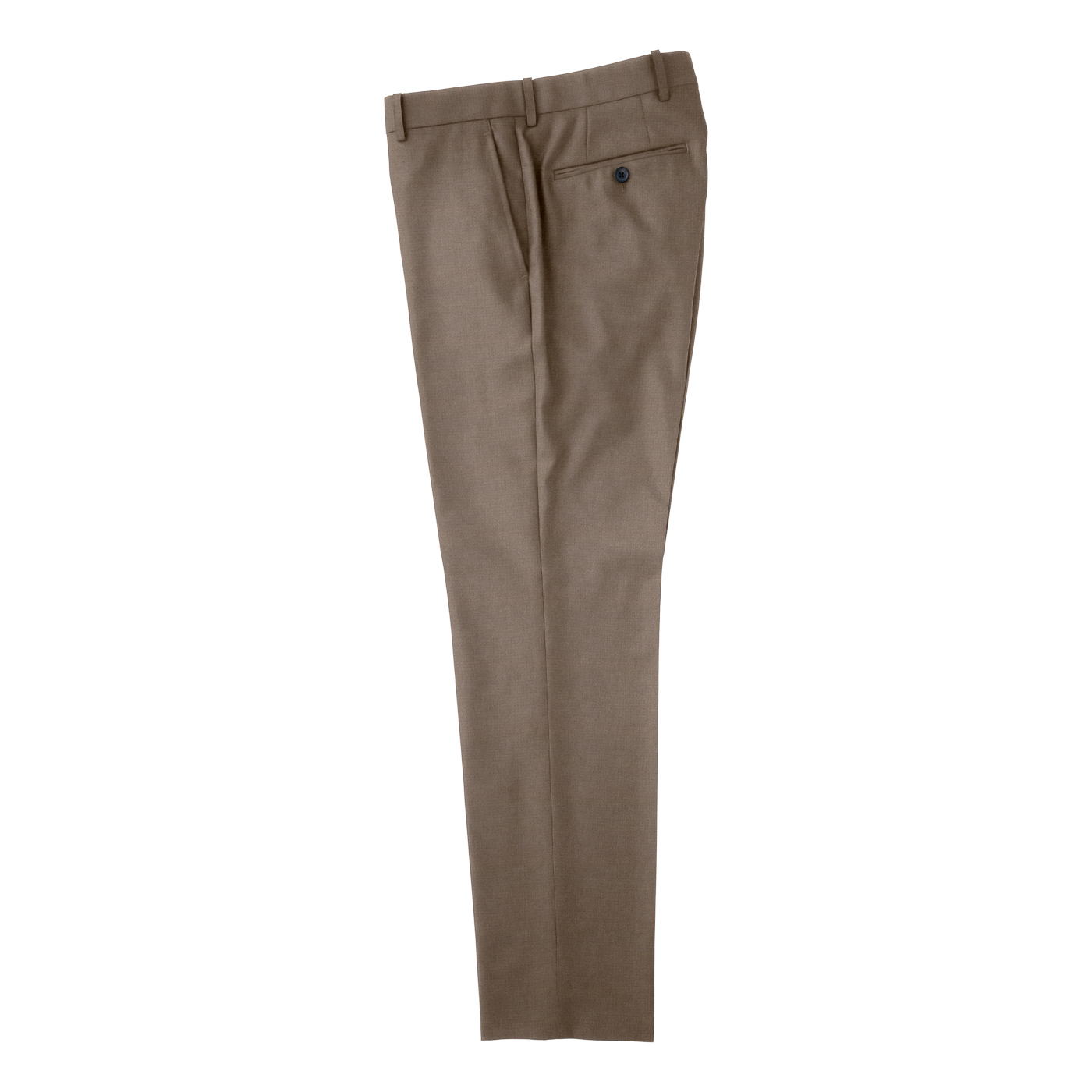 STRETCH LINEN LIKE ネイビーホップサックビジネスカジュアル