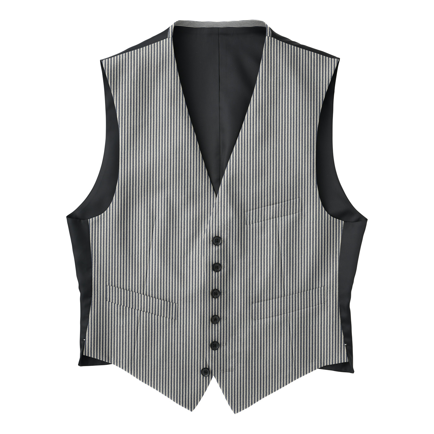 FLX WOOL ダークブラウングレンチェックベスト | FABRIC TOKYO