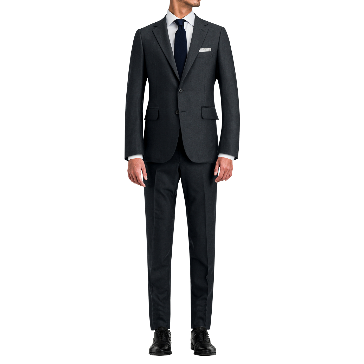 FABRIC TOKYO 2ピーススーツ上下 ネイビー NIKKE MAF PREMIUM WOOL ダークネイビーツイルツーピーススーツ