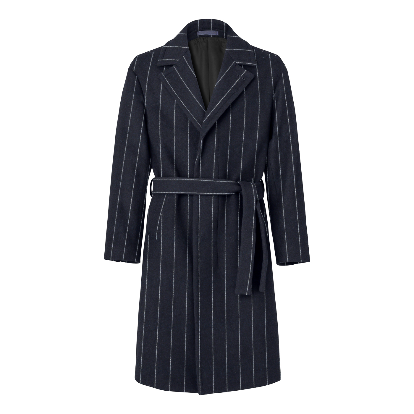 FABRIC TOKYO WORSTED FLANNEL トレンチコート グレー