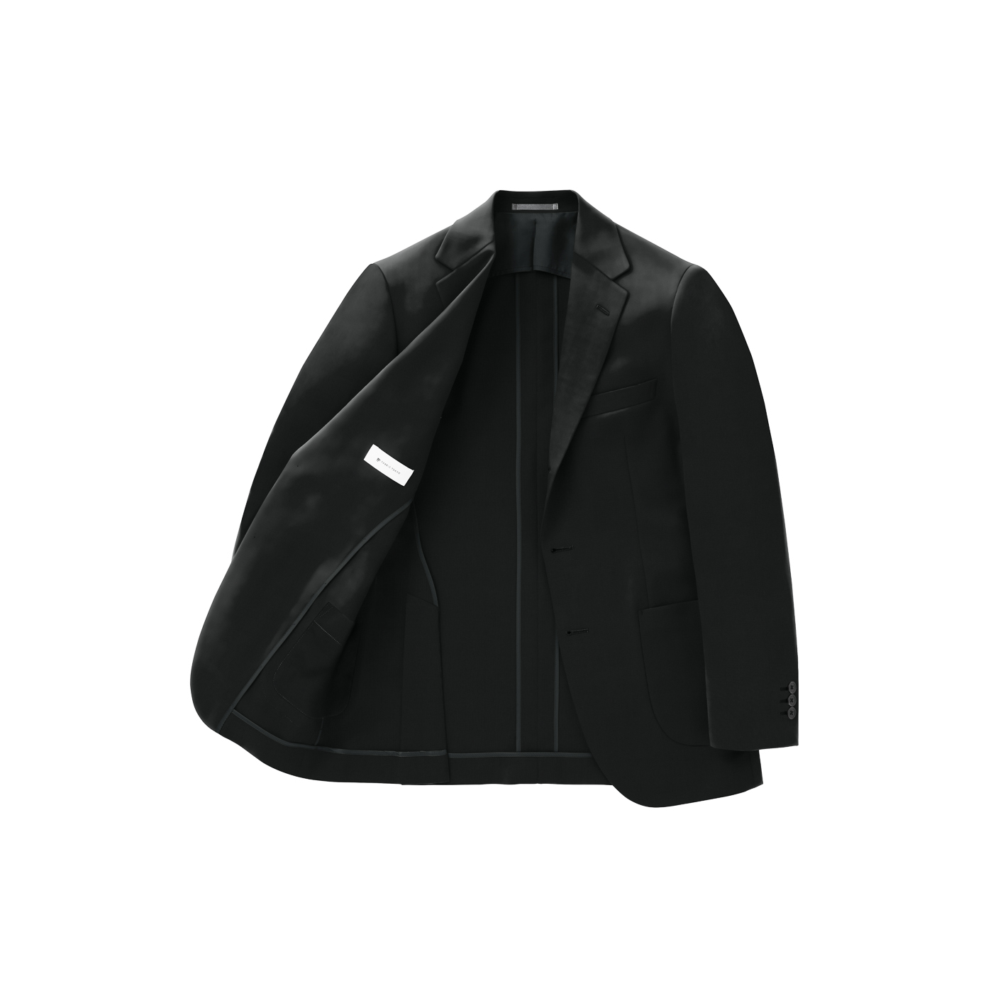 TECH TWEED JERSEY グレーヘリンボーンビジネスカジュアルジャケット