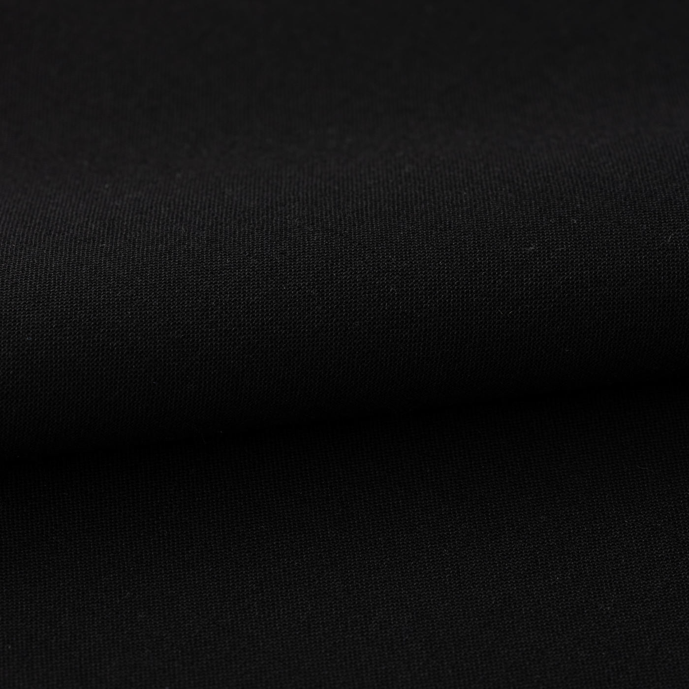 TECH WOOL WARM ブラック平織り無地チェスターコート | FABRIC TOKYO