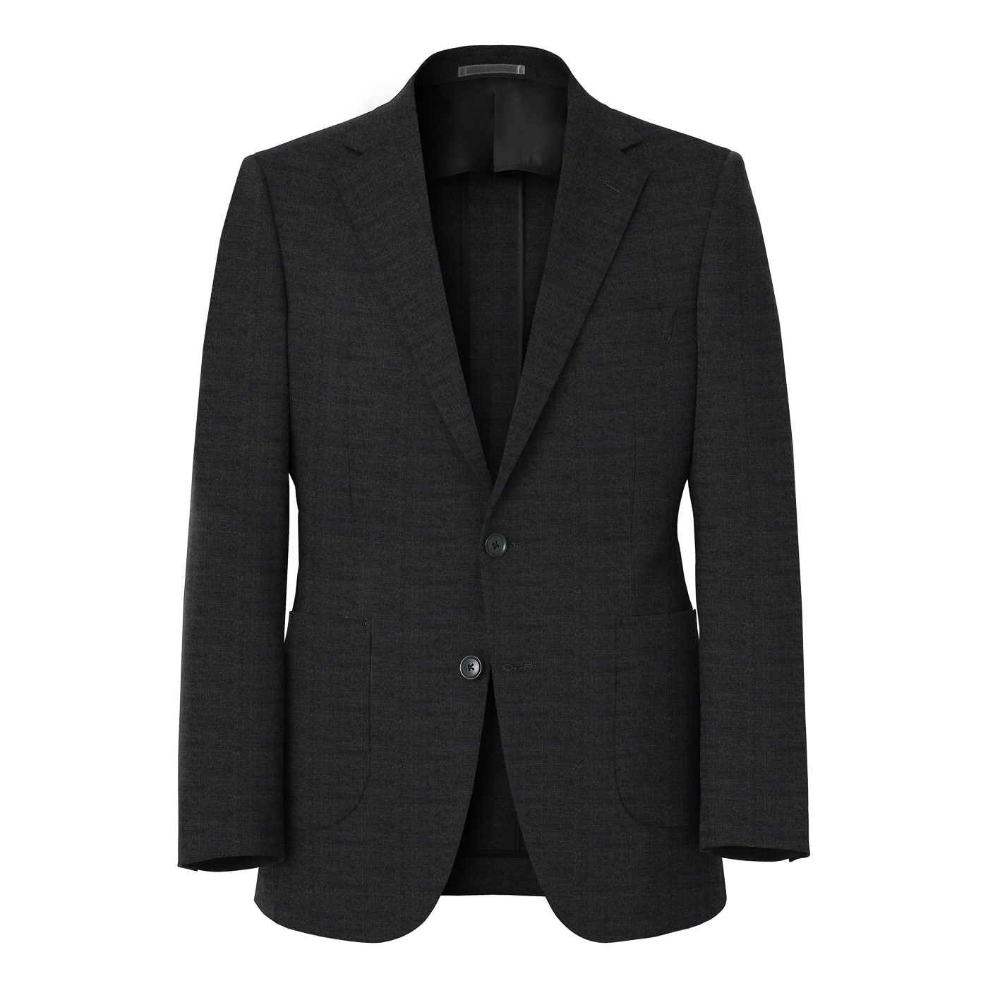 MIYUKI HYBRID FACE WOOL チャコールグレーカルゼビジネスカジュアル 