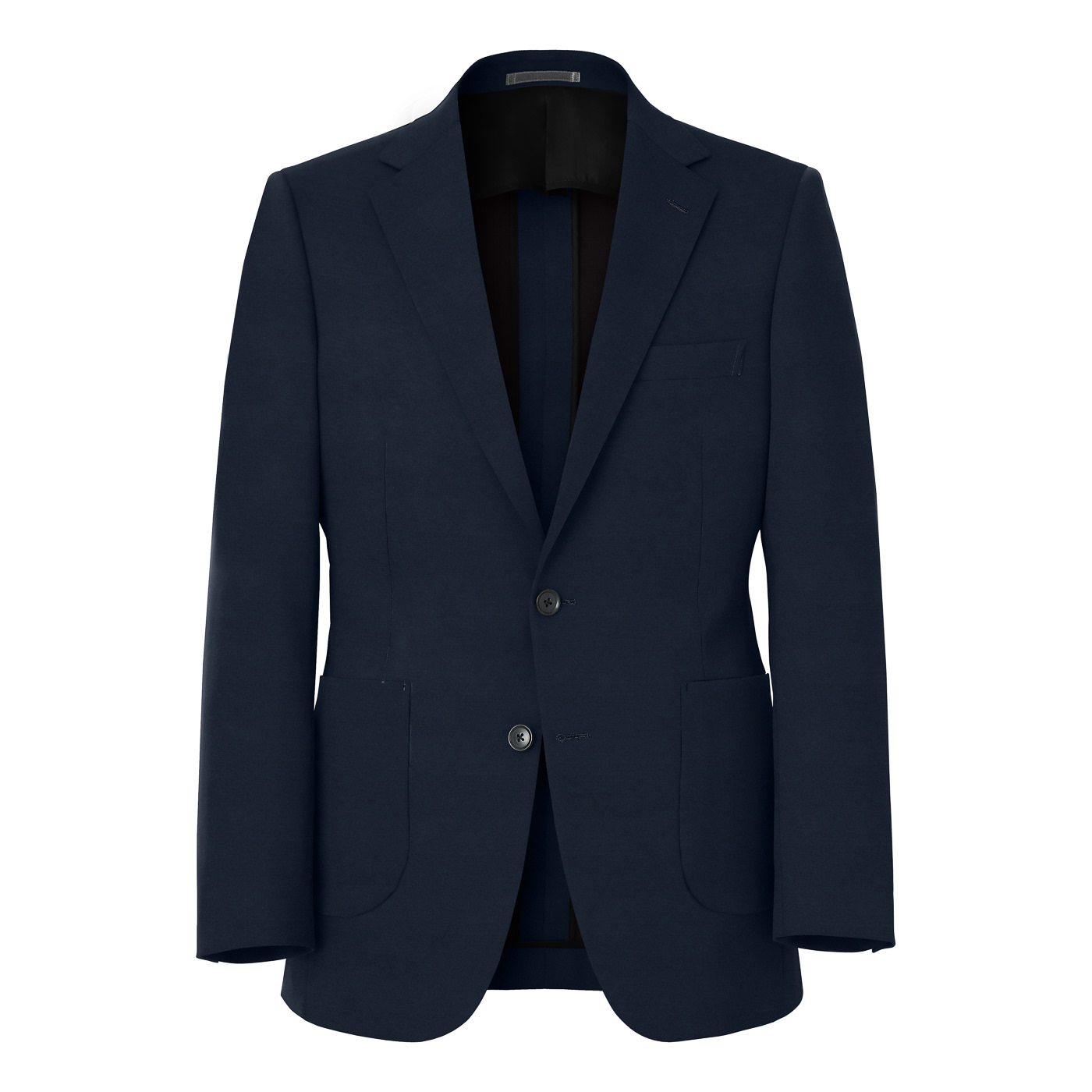 美品　高級　ファブリックトウキョウ　ネイビースーツ　ウール100% スリム premier-jersey-wool-charcoal-