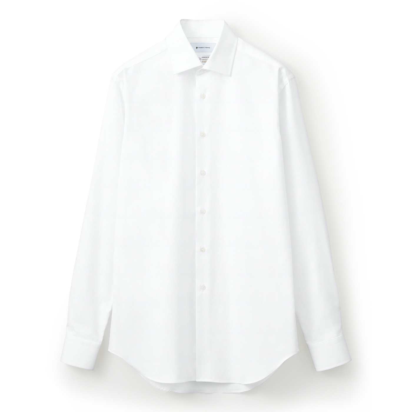 限定品 MHL DAVID&JOHN ANDERSON シーアイランドコットン DAVID AND JOHN ANDERSON SEA ISLAND COTTON ホワイトツイル