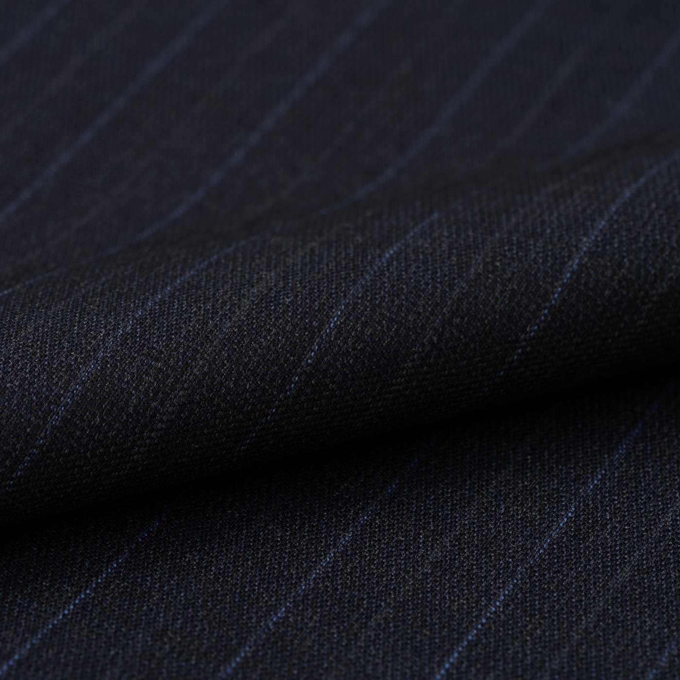 GUABELLO SPACE STRETCH PREMIUM WOOL チャコールグレーピン