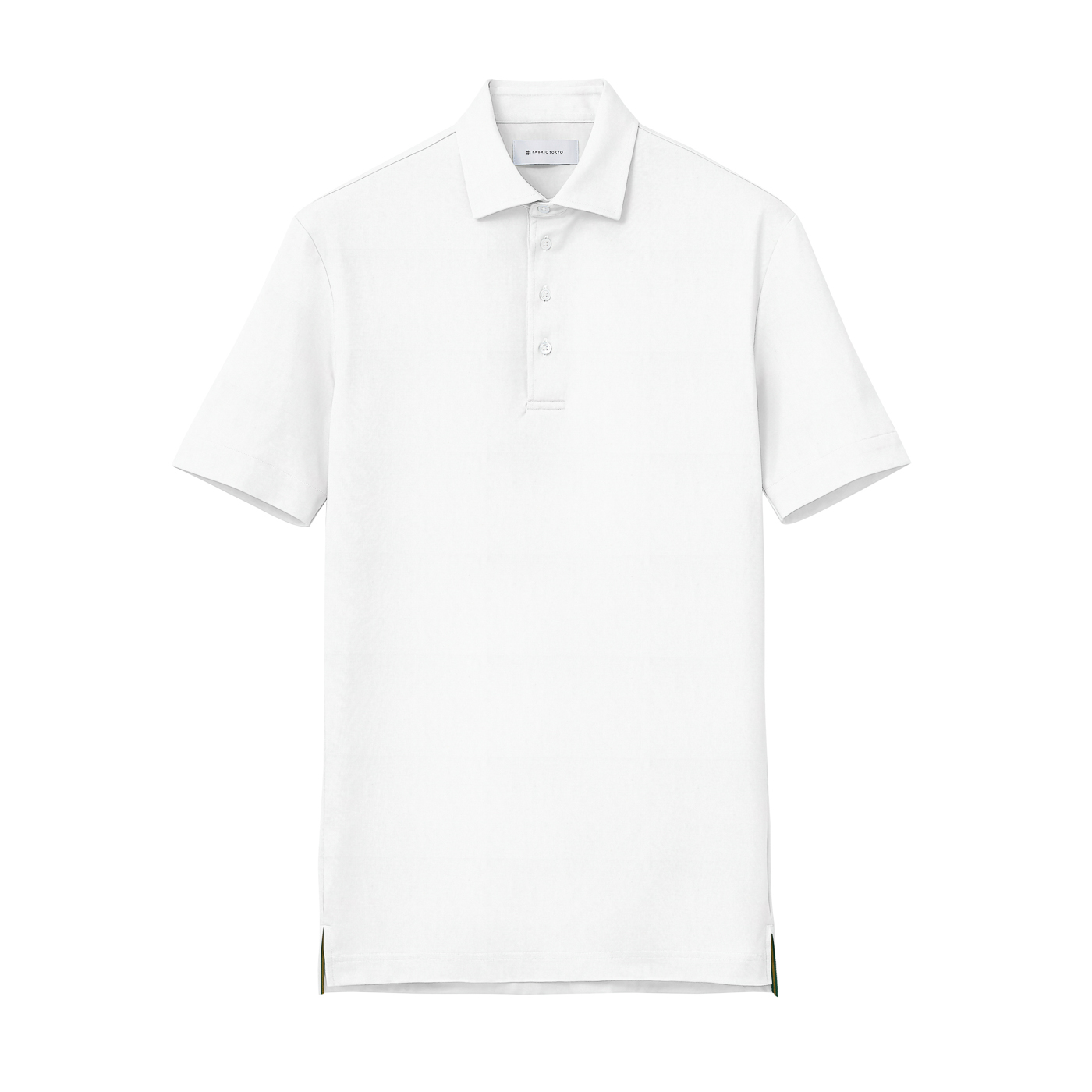 TOKYO VERDY UNITE POLO シャインホワイト無地ポロシャツ（半袖