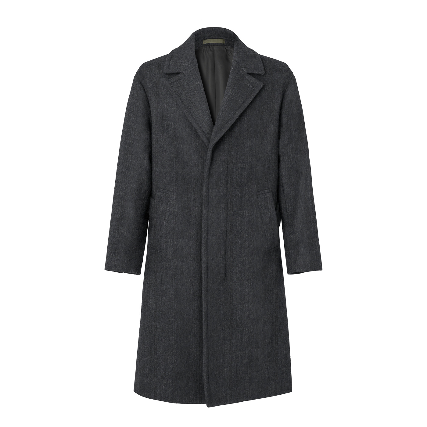 OVER THE STRIPES! オーバーザストライプス ウールコート グレー Shaggy Wool Over Coat c1911-14 | cizatto