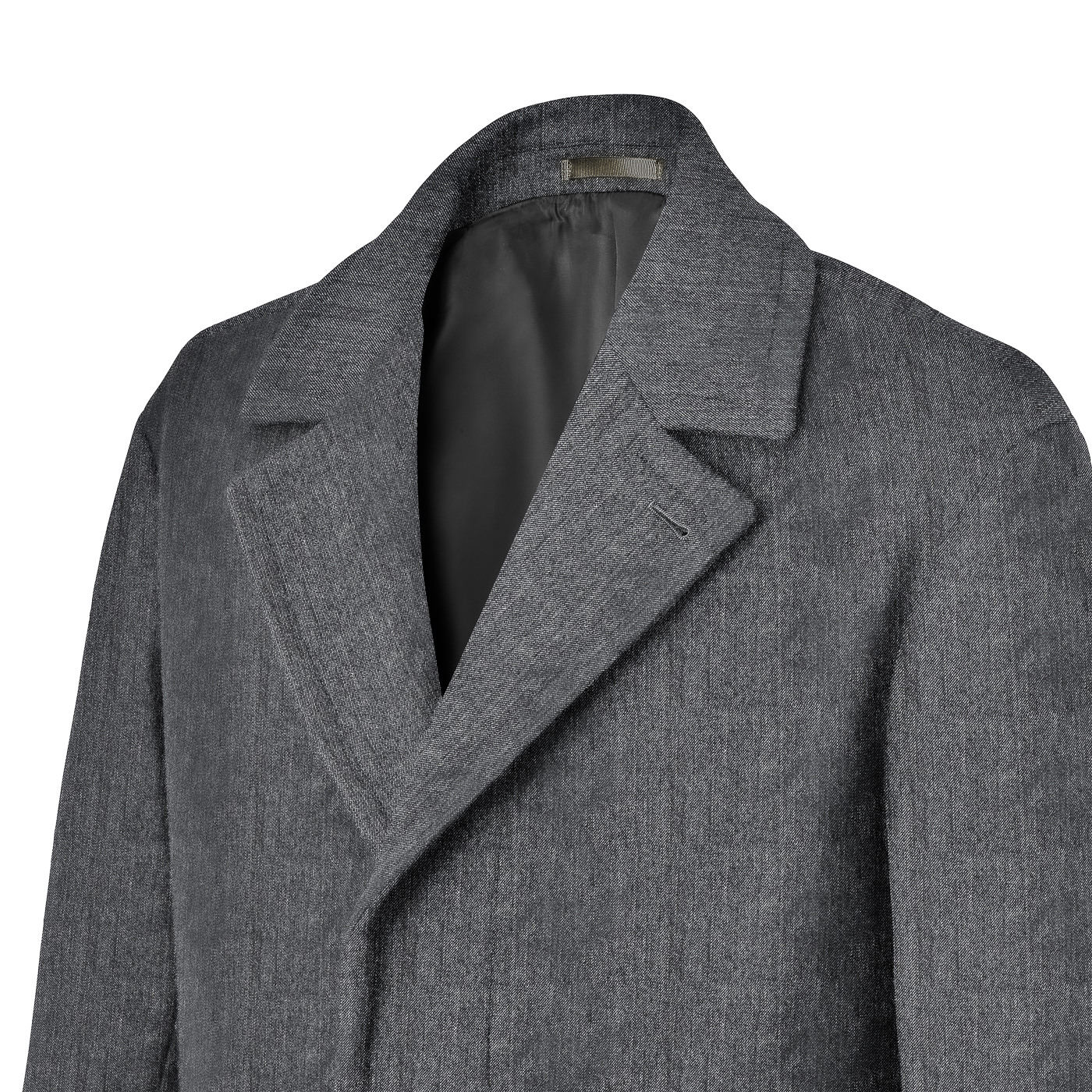 CLASSIC WOOL グレーツイル裏起毛アルスターコート | FABRIC TOKYO