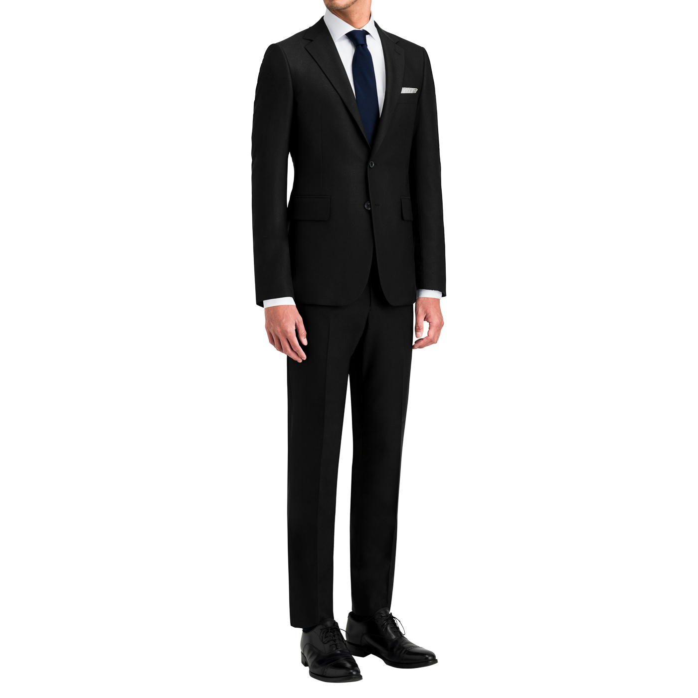 【美品】FABRIC TOKYO MODEL Xダークグレー無地ツーピーススーツ COOLMAX WOOL | FABRIC TOKYO | オーダースーツのFABRIC TOKYO