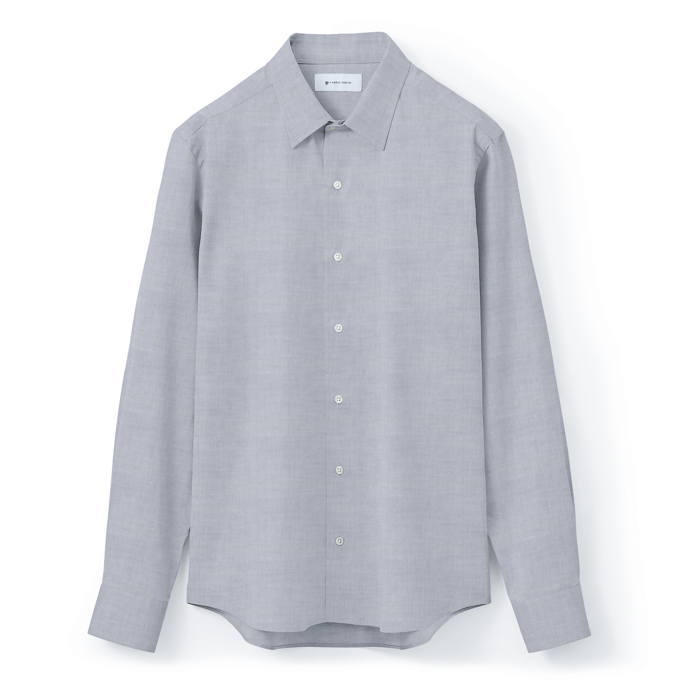 フォーティファイブアール ユニセックス 白シャツ 長袖 コットン タックデザイン フォーティファイブアール ユニセックス 白シャツ 長袖 コットン